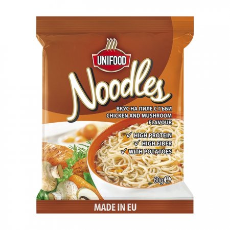 Instant Noodles 60 g - Chicken and mushroom