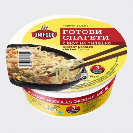 Instant Noodles in Bowl - Chicken